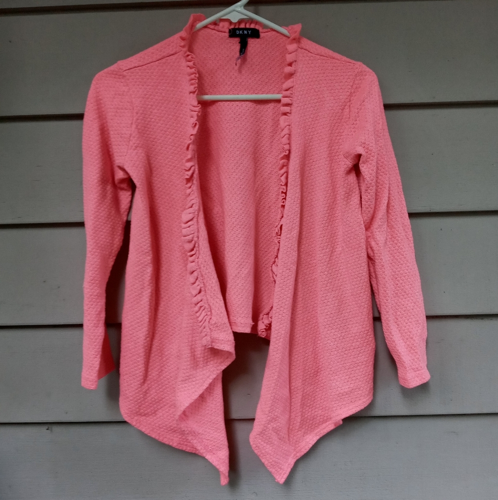 Pink neon/hot pink DKNY Cardigan XL